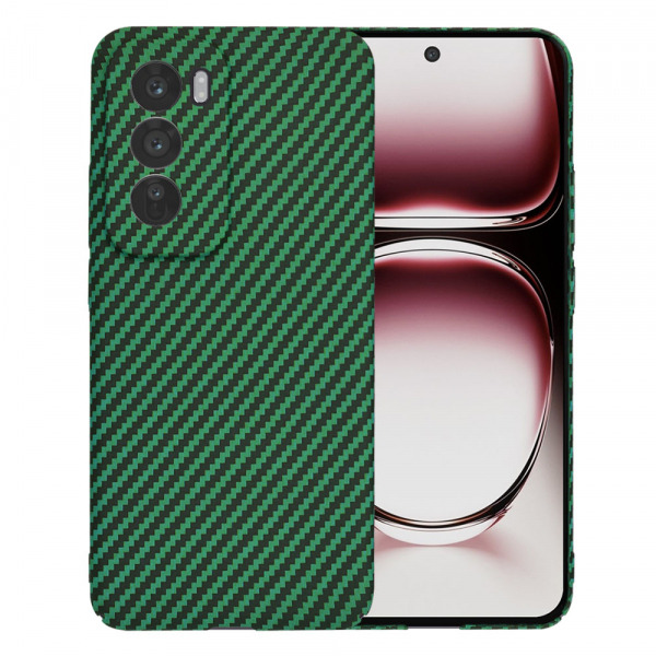 Husa pentru Oppo Reno12 Pro, Techsuit, Carbonite FiberShell, Verde