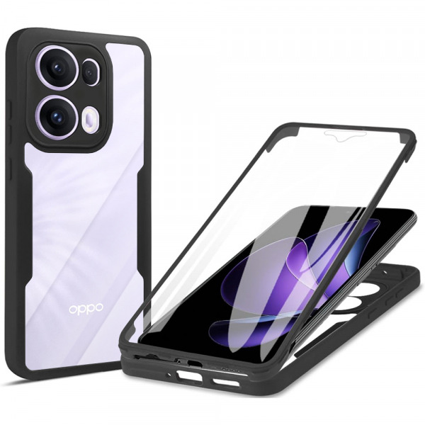 Husa pentru Oppo Reno13 Pro, Techsuit, ColorVerse 360, Neagra