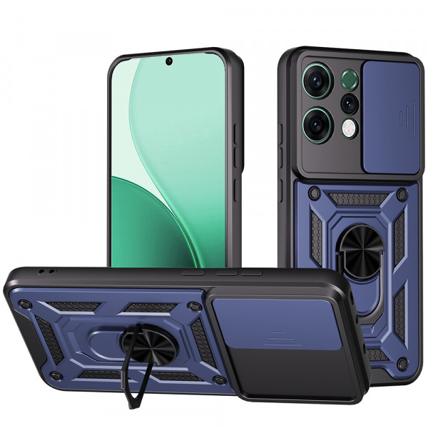 Husa pentru Oppo Reno14, Techsuit, CamShield, Albastra