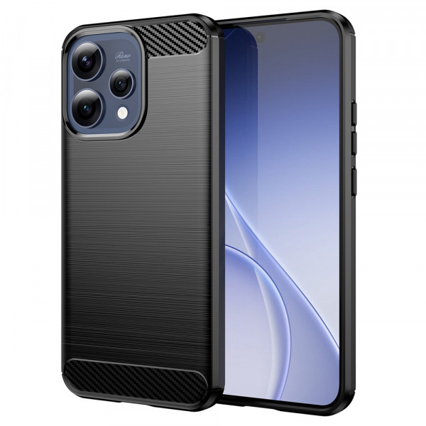 Husa pentru Oppo Reno15, Techsuit, Carbon, Neagra