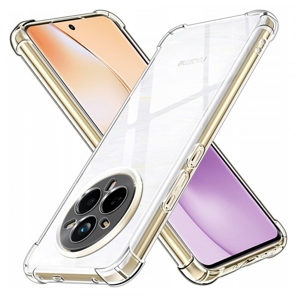 Husa pentru Realme 14 Pro, Techsuit, Shockproof Clear, Transparenta