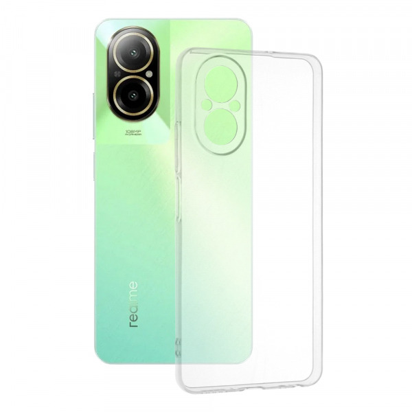 Husa pentru Realme C67 4G, Techsuit, Clear, Transparenta