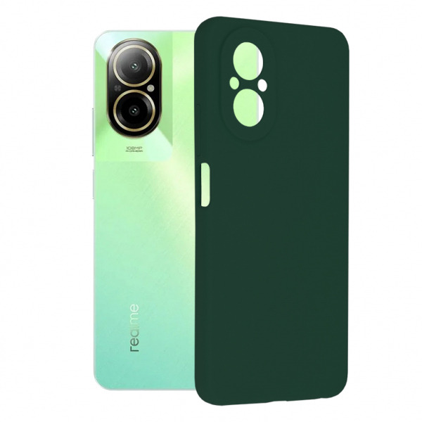 Husa pentru Realme C67 4G, Techsuit, Soft Edge, Verde