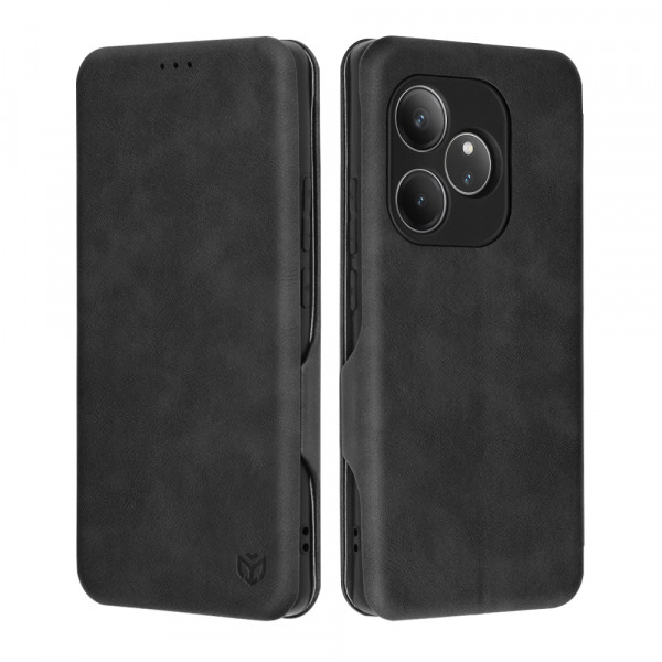 Husa pentru Realme GT 6T / GT 6, Techsuit, Safe Wallet Plus, Neagra