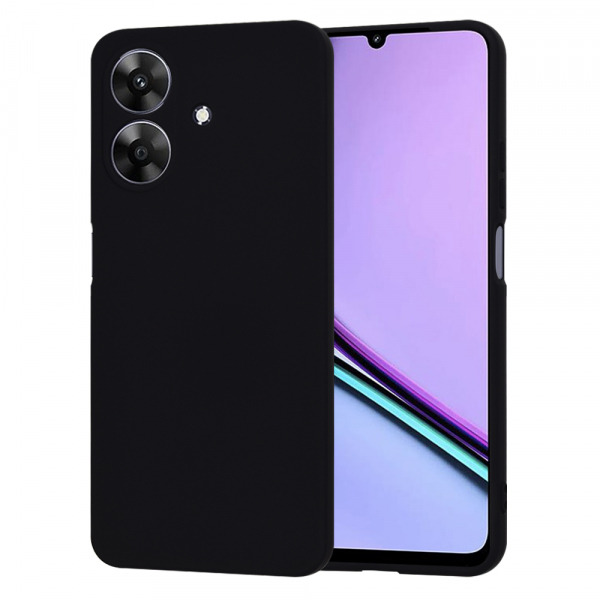Husa pentru Realme Note 60, Techsuit, SoftFlex, Neagra