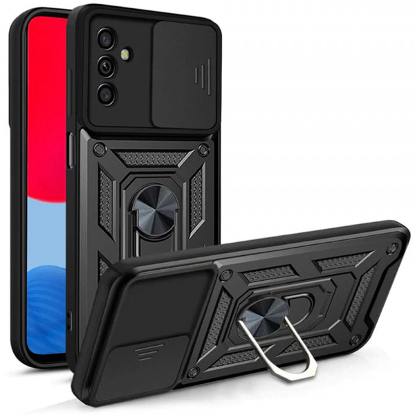 Husa pentru Samsung Galaxy A04s A047 / A13 5G A136, Techsuit, CamShield, Neagra