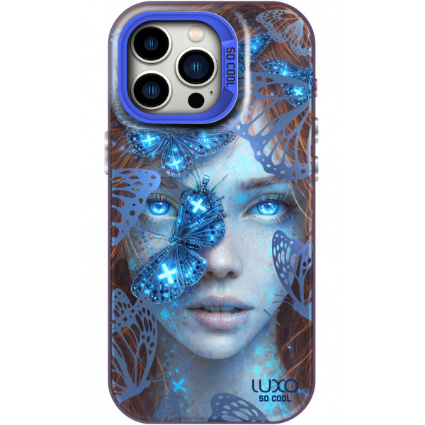 Husa pentru Samsung Galaxy A05s A057, LUXO So CooL, ArcadiA Butterfly Girl, Multicolor