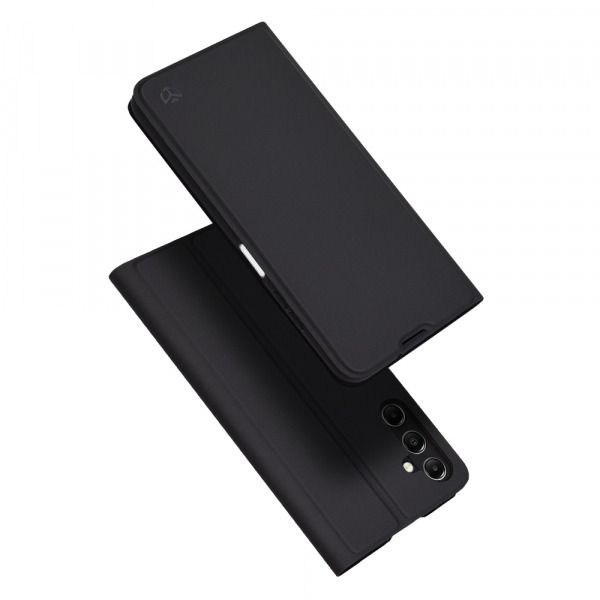 Husa pentru Samsung Galaxy A05s A057, Techsuit, Magskin Book, Neagra