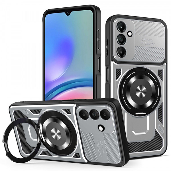 Husa pentru Samsung Galaxy A05s A057, Techsuit, RuggedCam, Gri