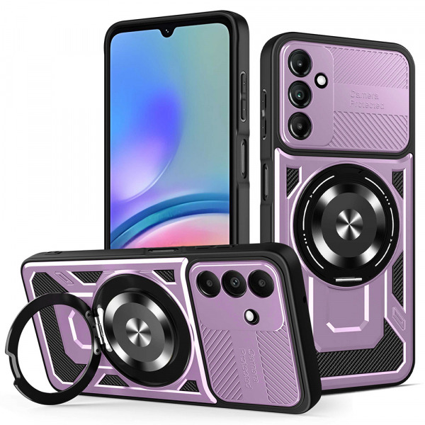Husa pentru Samsung Galaxy A05s A057, Techsuit, RuggedCam, Mov