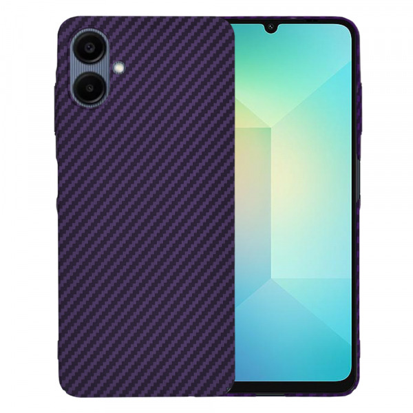 Husa pentru Samsung Galaxy A06 A065, Techsuit, Carbonite FiberShell, Mov