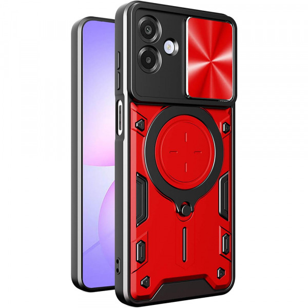 Husa pentru Samsung Galaxy A07 4G A075, Techsuit, CamGuard Pro, Rosie