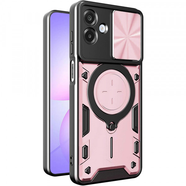 Husa pentru Samsung Galaxy A07 4G A075, Techsuit, CamGuard Pro, Roz