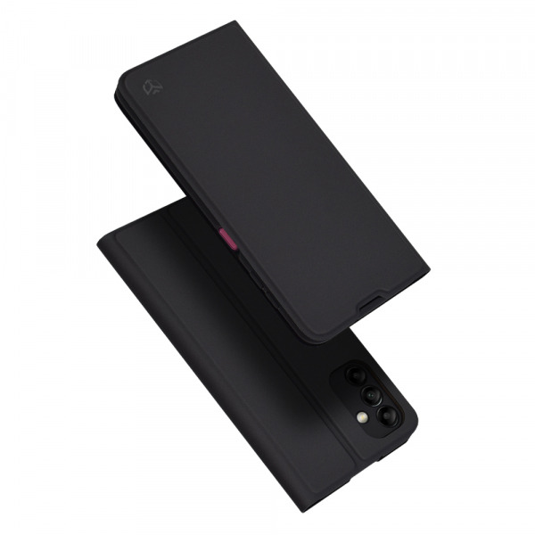 Husa pentru Samsung Galaxy A14 A145 / A14 5G A146, Techsuit, Magskin Book, Neagra