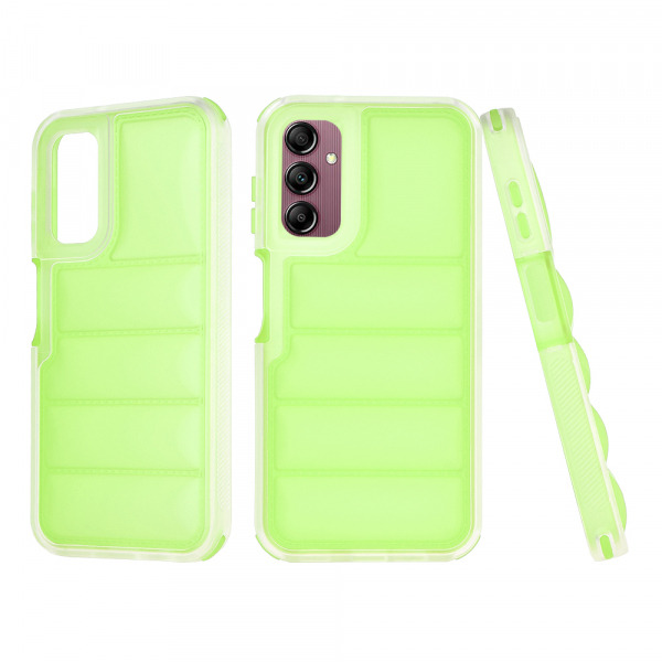 Husa pentru Samsung Galaxy A14 A145 / A14 5G A146, Techsuit, Wave Shield, Verde