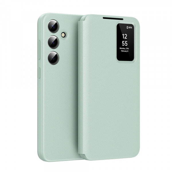 Husa pentru Samsung Galaxy A16 5G A166 / A16 4G A165, Techsuit, SmartView, Verde