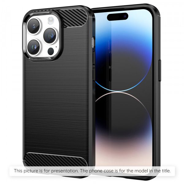 Husa pentru Samsung Galaxy A18 5G A186 / A18 4G A185 / F17 / M17 / A17 4G A175, Techsuit, Carbon, Neagra