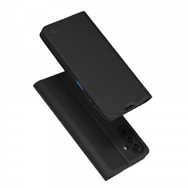 Husa pentru Samsung Galaxy A18 5G A186 / A18 4G A185 / F17 / M17 / A17 4G A175, Techsuit, Magskin Book, Neagra