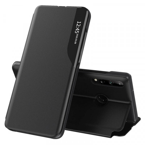 Husa pentru Samsung Galaxy A20s A207, Techsuit, eFold, Neagra