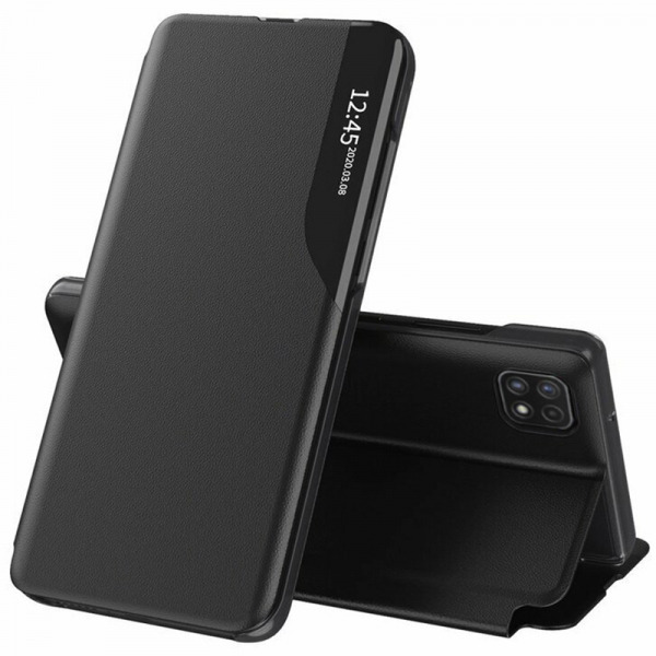 Husa pentru Samsung Galaxy A22 5G A226, Techsuit, eFold, Neagra
