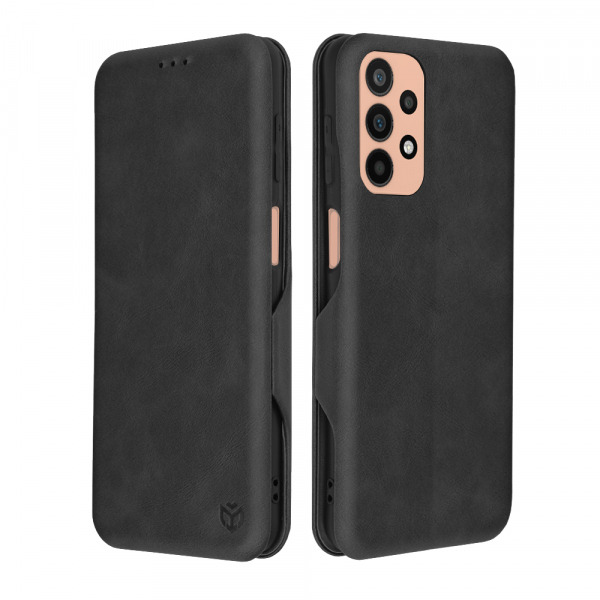 Husa pentru Samsung Galaxy A23 5G A236 / A23 A235, Techsuit, Safe Wallet Plus, Neagra