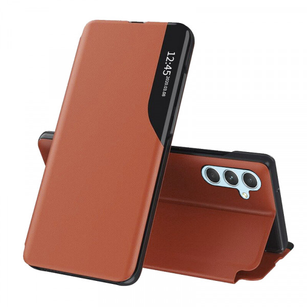 Husa pentru Samsung Galaxy A24 4G A245, Techsuit, eFold, Portocalie