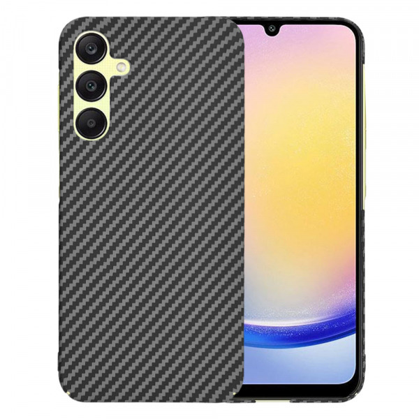 Husa pentru Samsung Galaxy A25 A256, Techsuit, Carbonite FiberShell, Neagra
