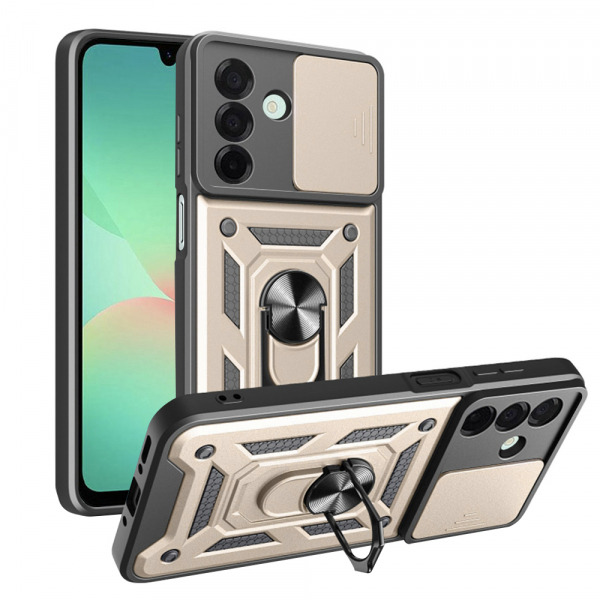Husa pentru Samsung Galaxy A26 A266, Techsuit, CamShield, Aurie