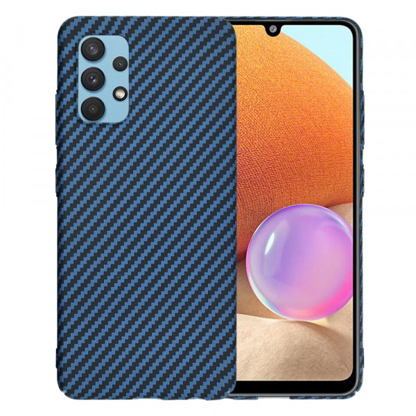 Husa pentru Samsung Galaxy A32 A325, Techsuit, Carbonite FiberShell, Turcoaz
