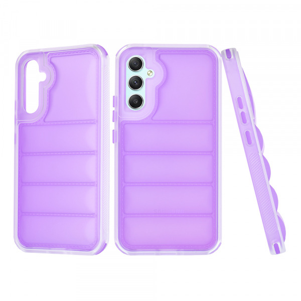Husa pentru Samsung Galaxy A34 A346, Techsuit, Wave Shield, Mov