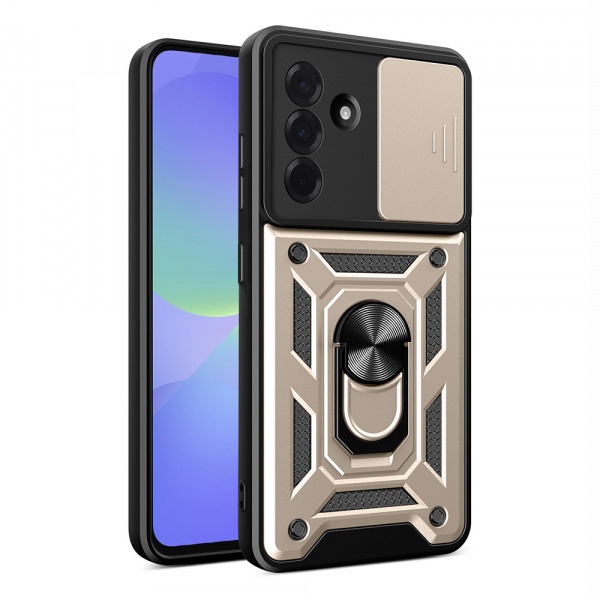 Husa pentru Samsung Galaxy A36 A366, Techsuit, CamShield, Aurie