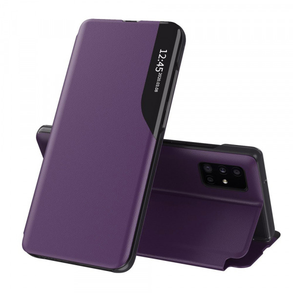 Husa pentru Samsung Galaxy A51 A515, Techsuit, eFold, Mov