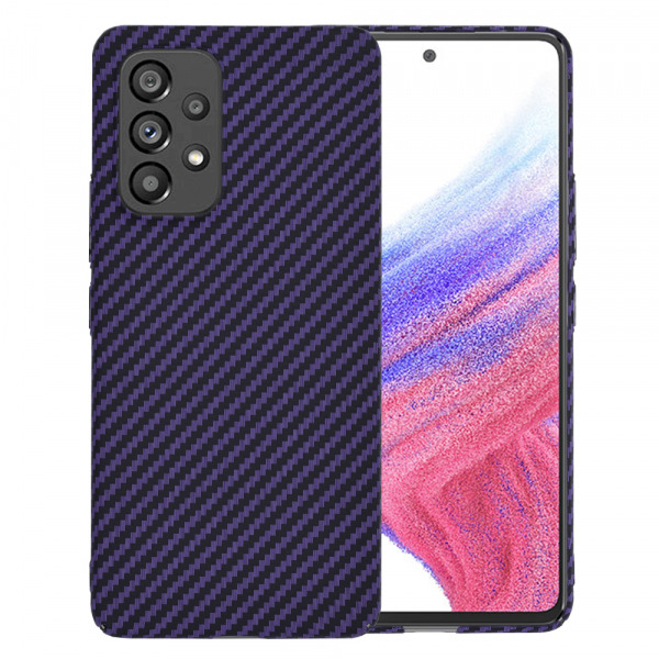 Husa pentru Samsung Galaxy A53 5G A536, Techsuit, Carbonite FiberShell, Mov