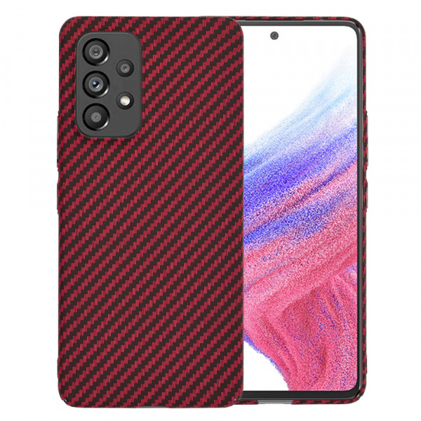 Husa pentru Samsung Galaxy A53 5G A536, Techsuit, Carbonite FiberShell, Rosie