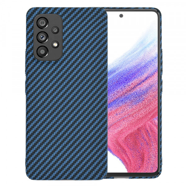 Husa pentru Samsung Galaxy A53 5G A536, Techsuit, Carbonite FiberShell, Turcoaz