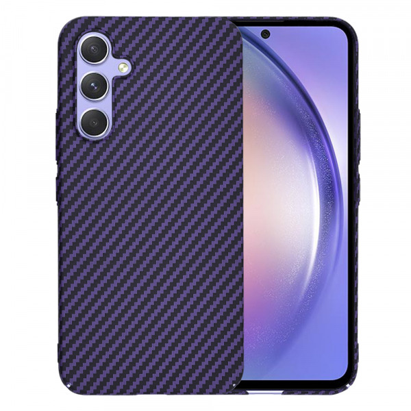 Husa pentru Samsung Galaxy A54 A546, Techsuit, Carbonite FiberShell, Mov