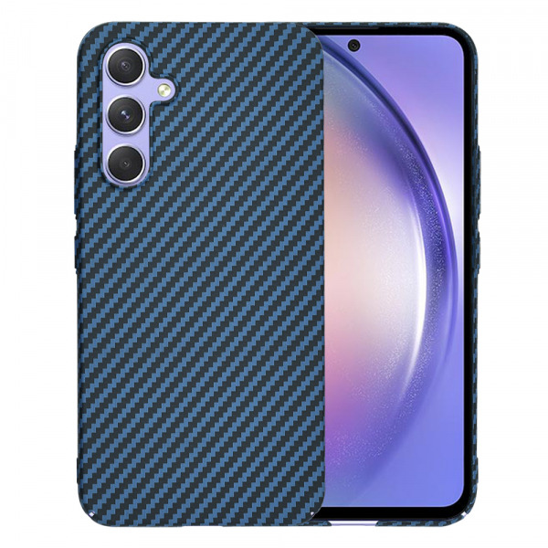 Husa pentru Samsung Galaxy A54 A546, Techsuit, Carbonite FiberShell, Turcoaz