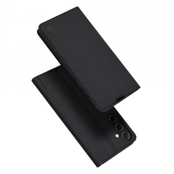 Husa pentru Samsung Galaxy A55 5G A556, Techsuit, Magskin Book, Neagra