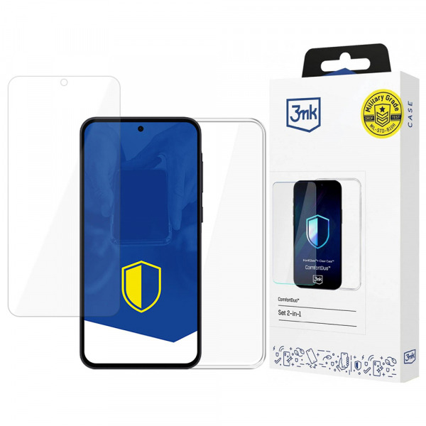 Husa pentru Samsung Galaxy A56 A566 / A36 A366, 3MK, ComfortDuo, Transparenta