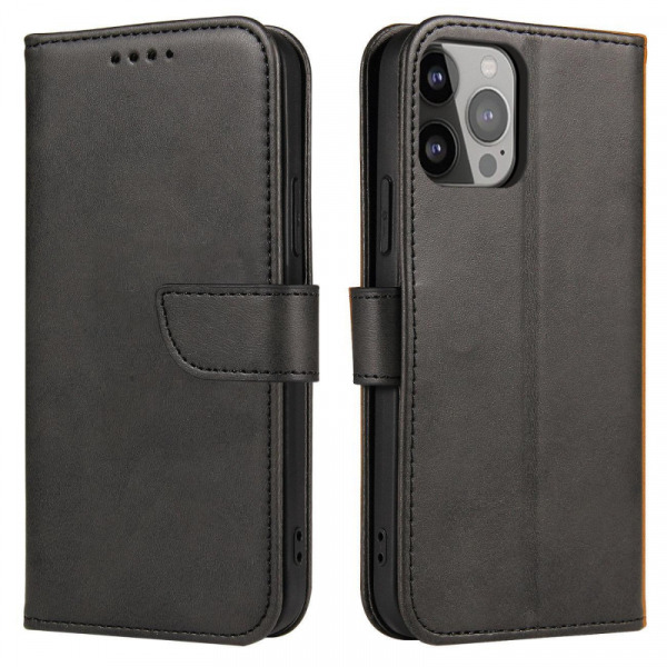 Husa pentru Samsung Galaxy A56 A566 / A36 A366, OEM, Marva Wallet, Neagra
