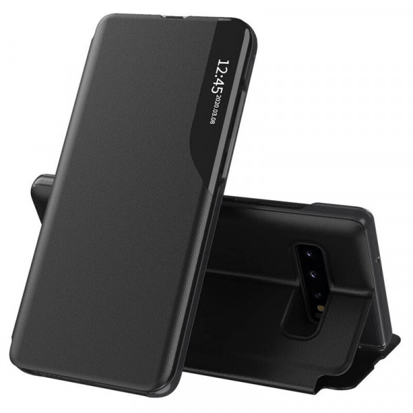 Husa pentru Samsung Galaxy S10+ G975, Techsuit, eFold, Neagra