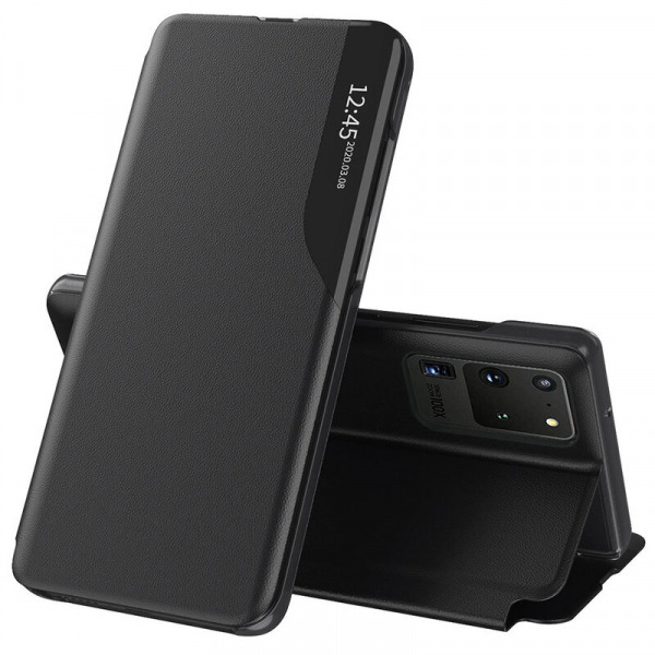 Husa pentru Samsung Galaxy S20 Ultra 5G G988 / S20 Ultra G988, Techsuit, eFold, Neagra