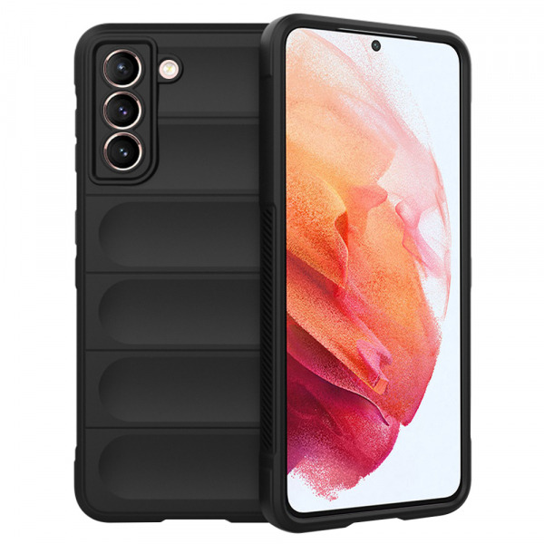 Husa pentru Samsung Galaxy S21 5G G991, Techsuit, Magic Shield, Neagra