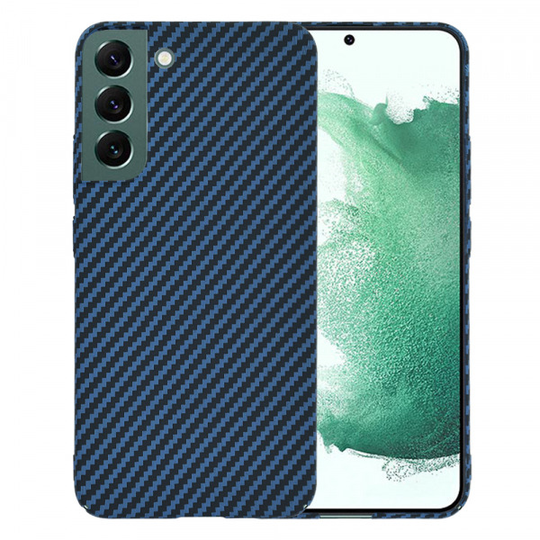 Husa pentru Samsung Galaxy S22+ 5G S906, Techsuit, Carbonite FiberShell, Turcoaz