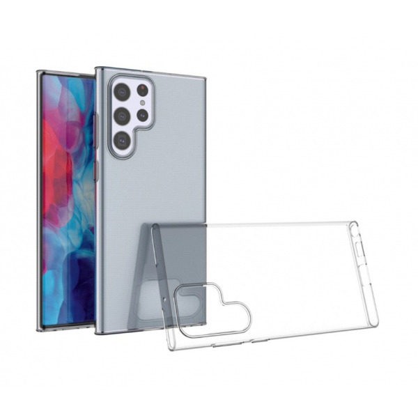 Husa pentru Samsung Galaxy S22 Ultra 5G S908, OEM, Ultra Slim, 0.5mm, Transparenta