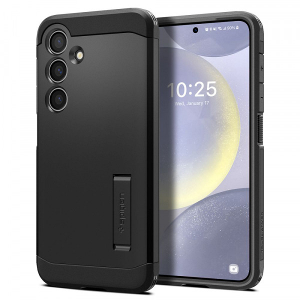 Husa pentru Samsung Galaxy S24+ S926, Spigen, Tough Armor, Neagra ACS07332