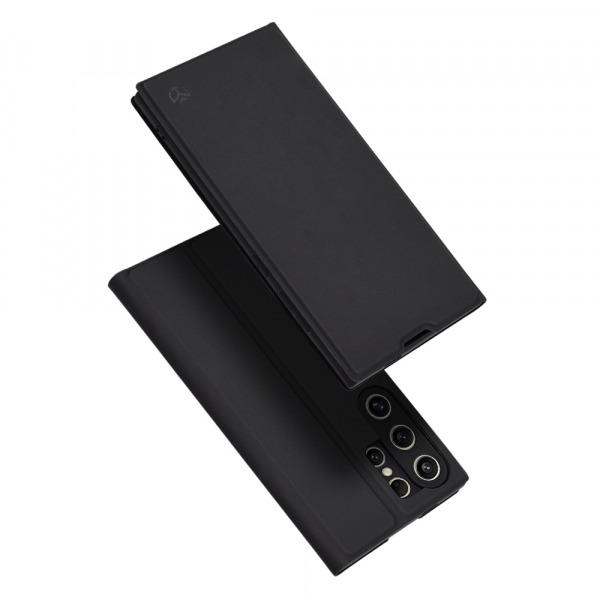 Husa pentru Samsung Galaxy S24 Ultra S928, Techsuit, Magskin Book, Neagra