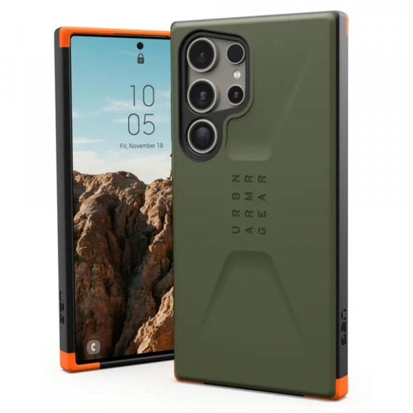 Husa pentru Samsung Galaxy S24 Ultra S928, Urban Armor Gear, Civilian, Verde