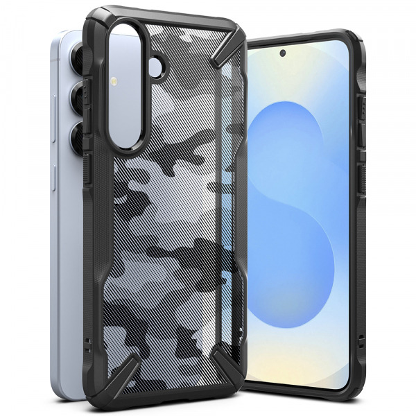 Husa pentru Samsung Galaxy S25 S931, Ringke, Fusion X Design, Camuflaj