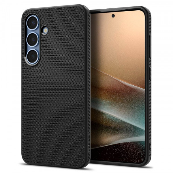 Husa pentru Samsung Galaxy S25+ S936, Spigen, Liquid Air, Neagra ACS08979
